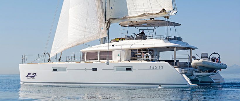 Lagoon 560 Luxury Crewed Catamaran Italy Main