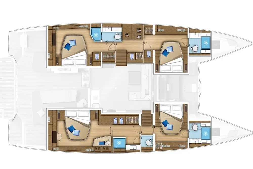 Where To Sleep On A Catamaran 2